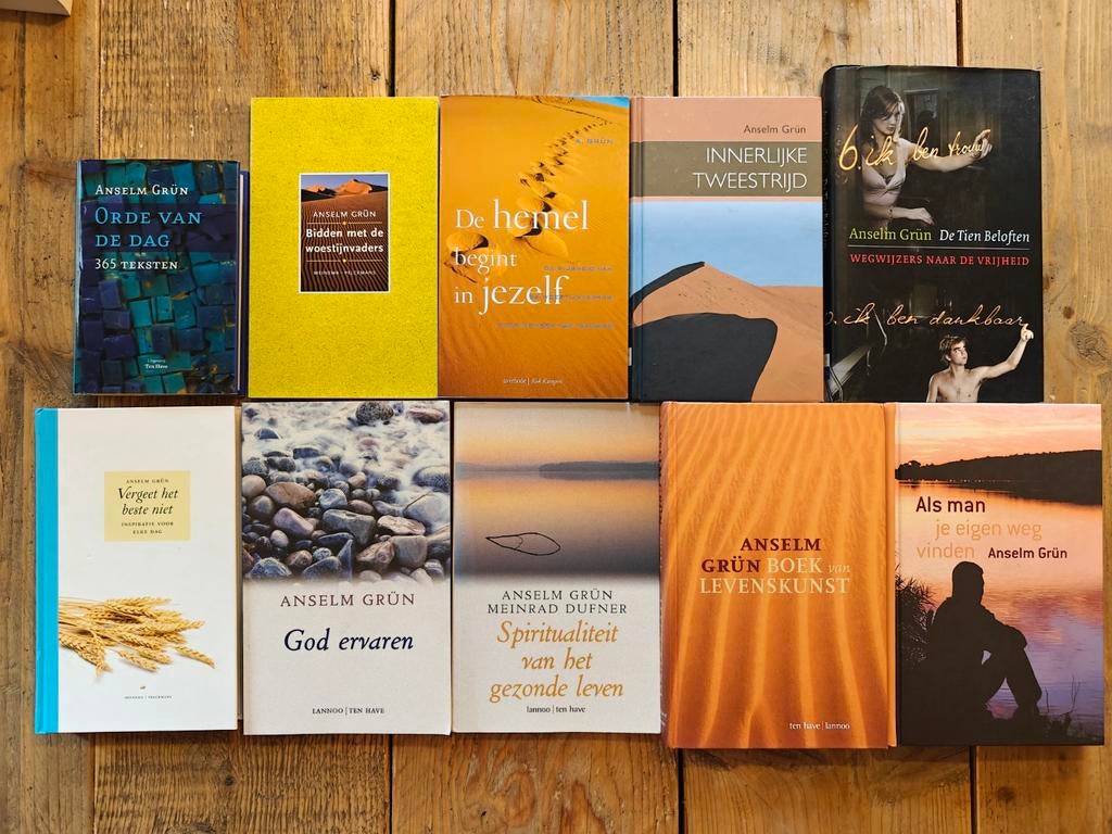 10 boeken van Anselm Grun., Ophalen of Verzenden, Zo goed als nieuw