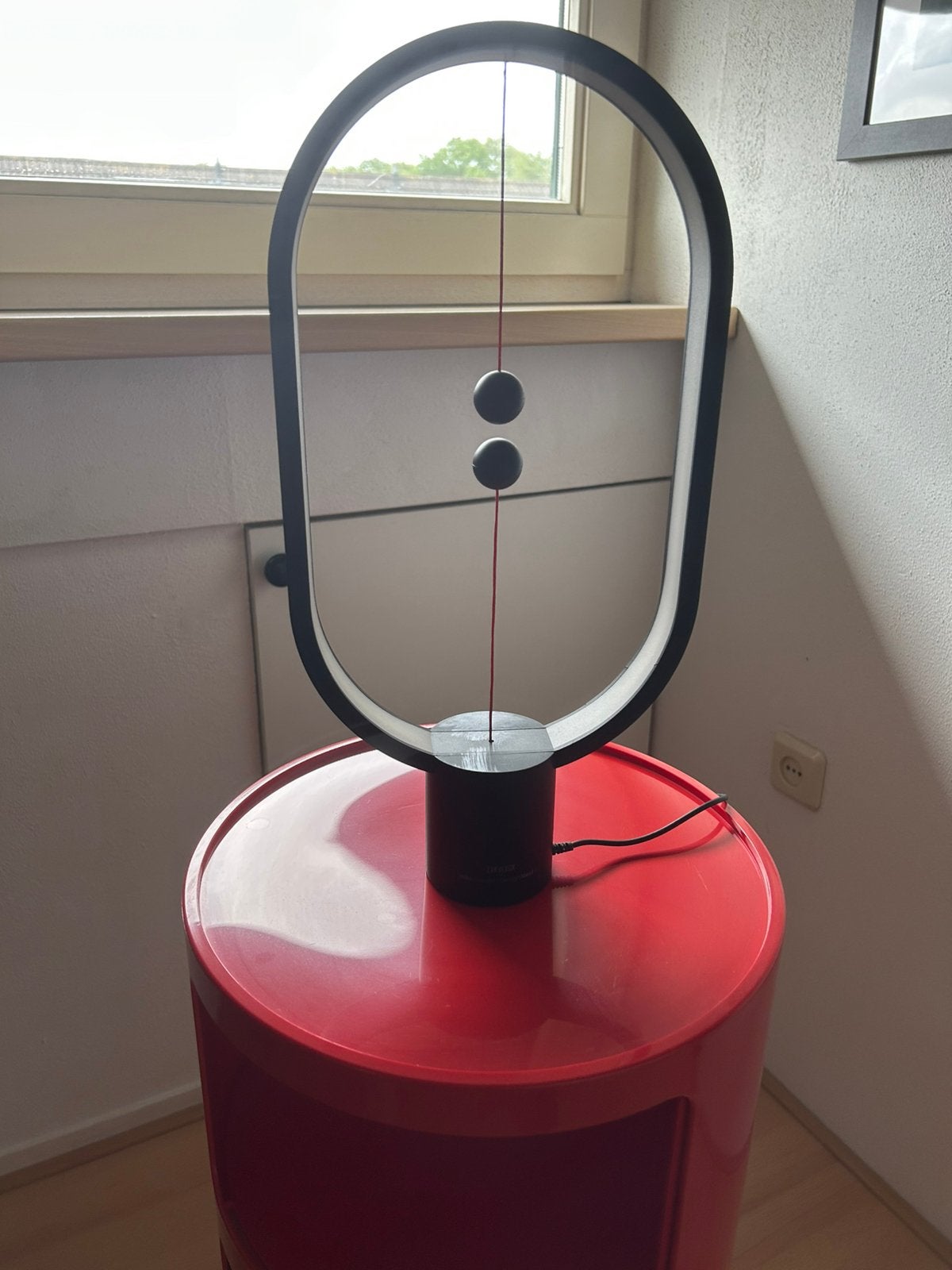 Mooie lamp, verlicht via binnenkant!, Ophalen of Verzenden, Zo goed als nieuw, Minder dan 50 cm