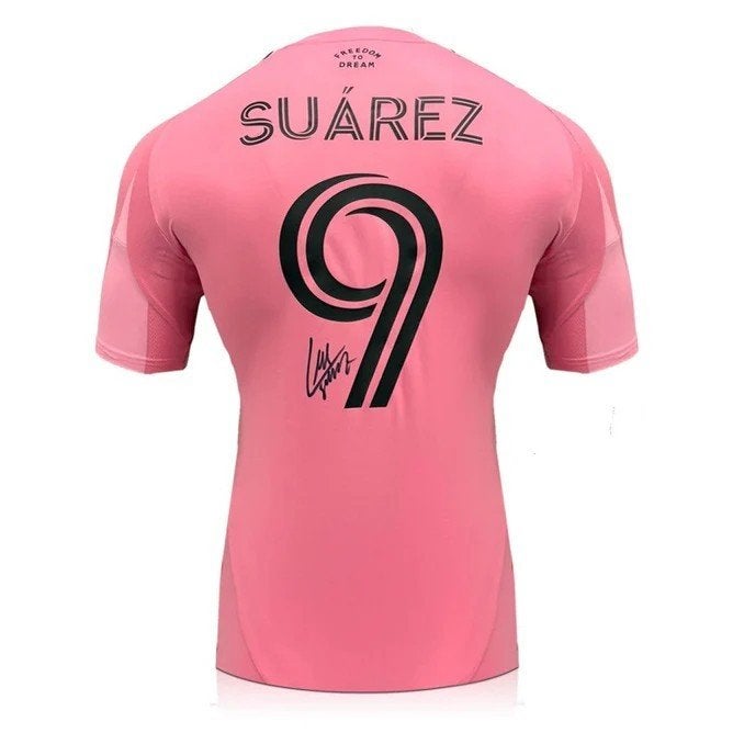 .Luis Suarez Inter Miami 25/26 gesigneerd Thuis Shirt, Buitenlandse clubs, Soccersignings.nl, Shirt, Ophalen of Verzenden