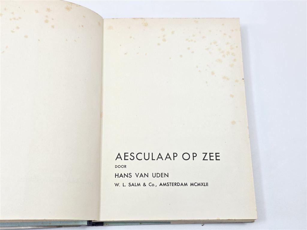 Aesculaap op Zee — Hans van Uden Scheepsgeneeskunde 1942, Gebruikt, -, -, Ophalen of Verzenden