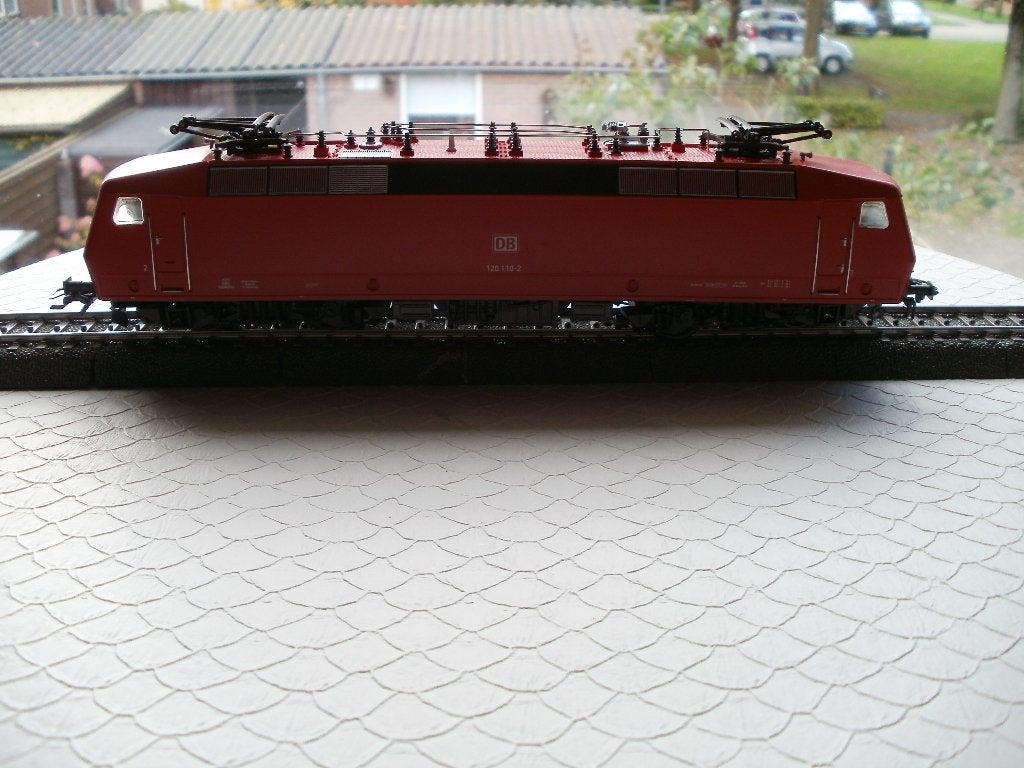 Marklin Ho Br 120 E lokomotief dig.van de DB no 3454., Wisselstroom, Locomotief, Ophalen of Verzenden, Zo goed als nieuw