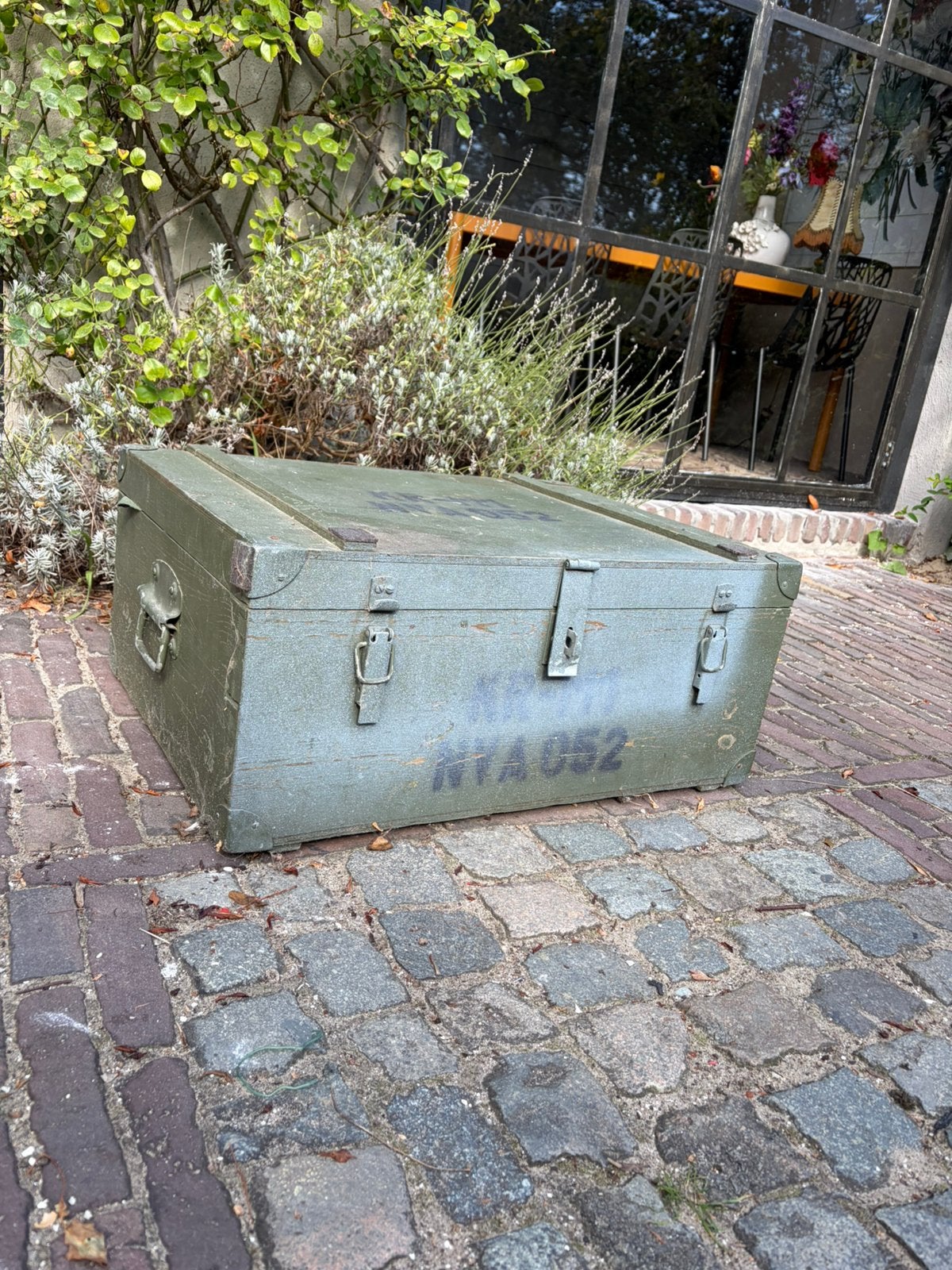 Legerkist opbergkist jongenskamer, Ophalen, Zo goed als nieuw, 50 tot 100 cm, Minder dan 50 cm