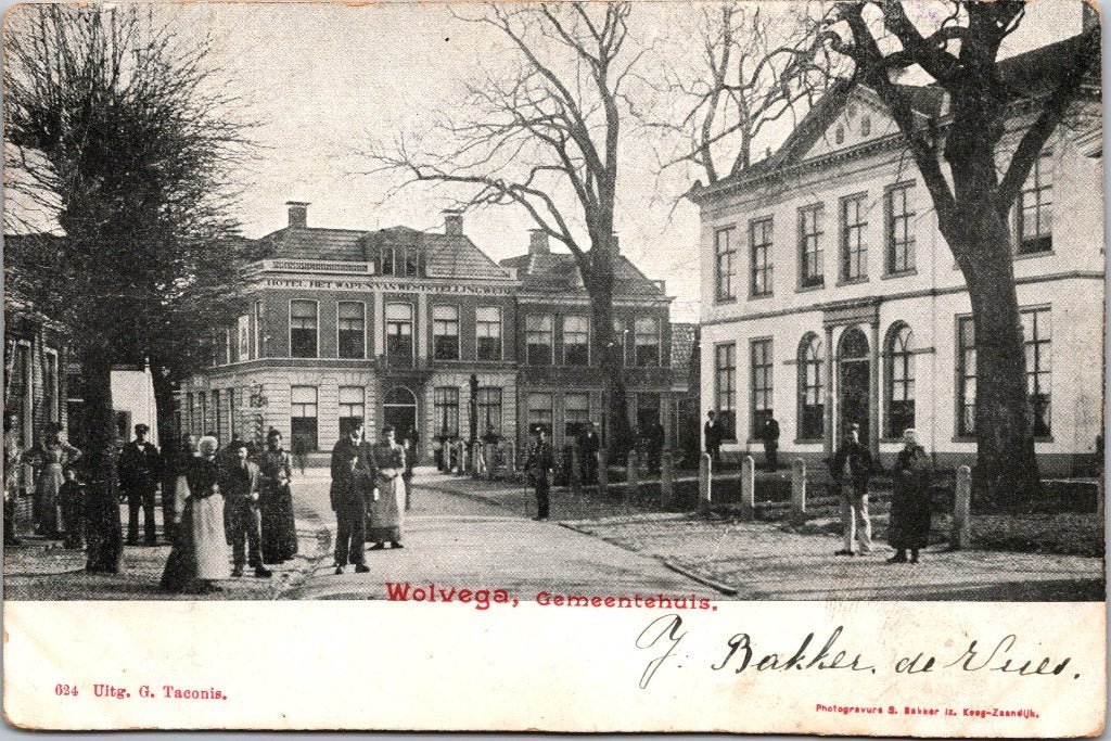 Wolvega - 9 oude ansichtkaarten, Verzenden, 1960 tot 1980, Gelopen, Friesland