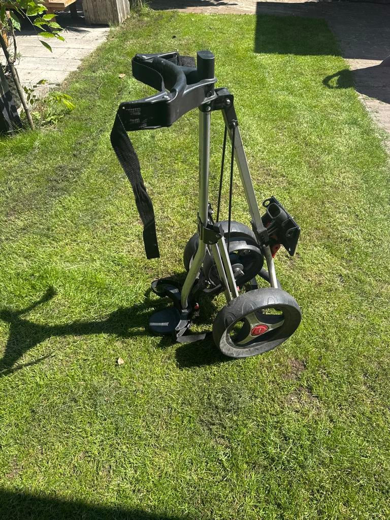 Golfkar - Handige en stevige golftrolley, Ophalen of Verzenden, Zo goed als nieuw, Golfkar, Overige merken
