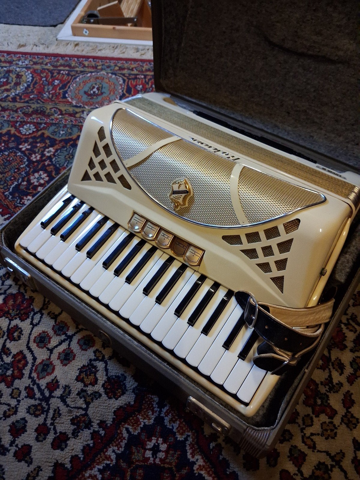oude accordeon Honer, Ophalen, Gebruikt, 80-bas, Overige merken