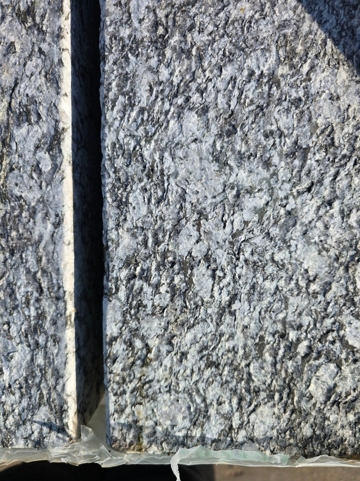 Tibet graniet Silver Wave bloktreden 100x35x15 cm, Ophalen, Overige typen, Nieuw, Natuursteen