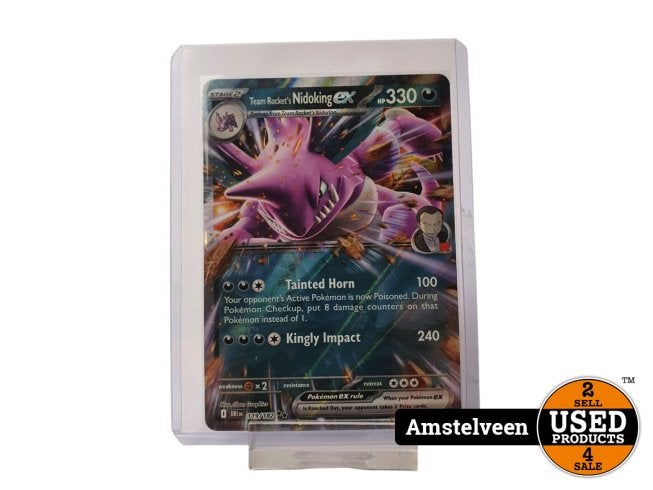 Pokemon TCG Kaart: Team Rocket's Nidoking 119/182 Near Mint