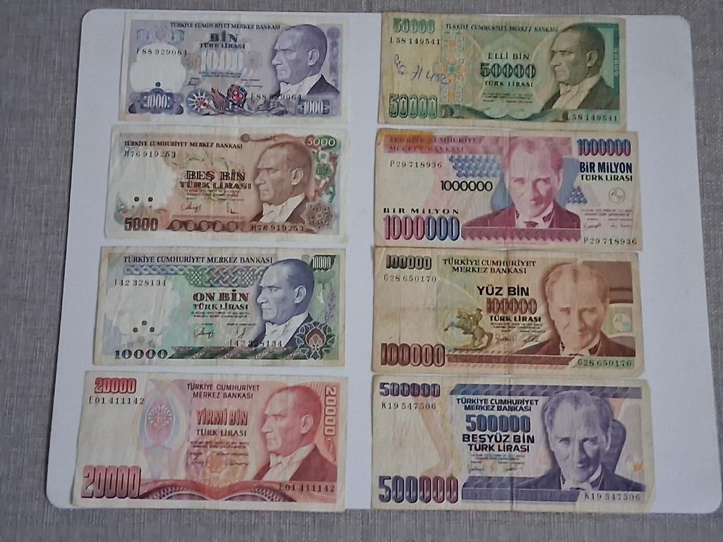 8 mooie Turkse biljetten., Ophalen of Verzenden, Overige landen