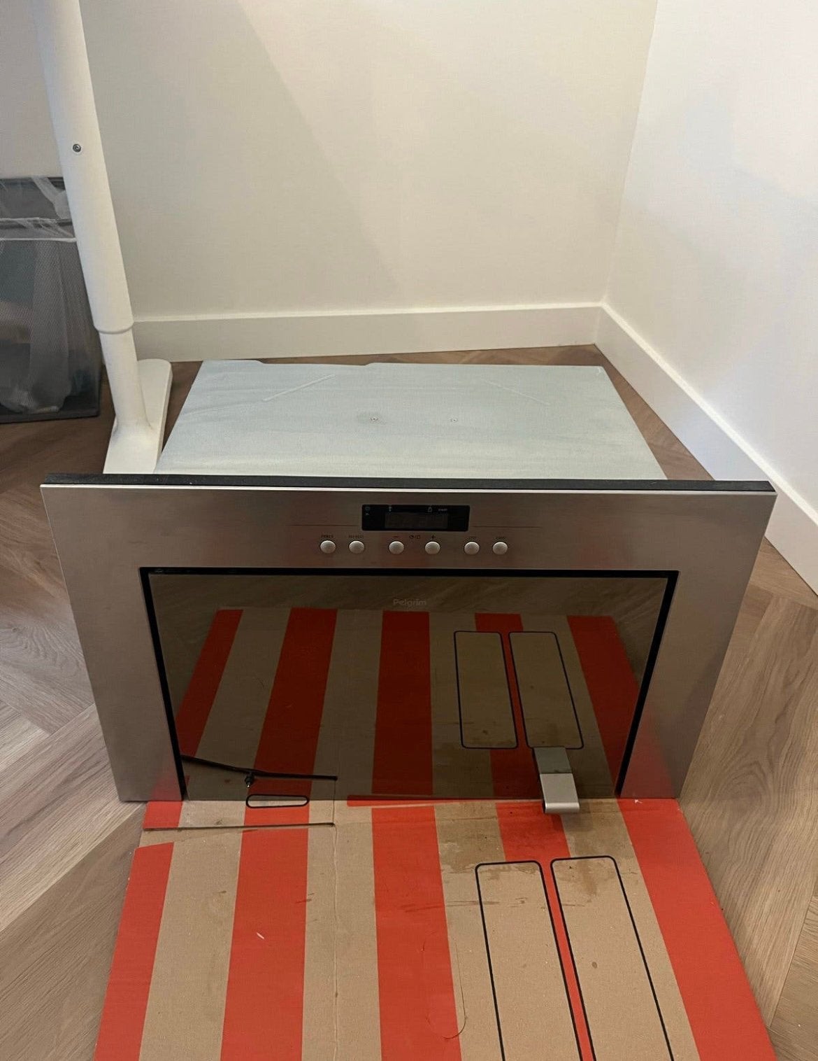Pelgrim MAGR56RVS/P11 combimagnetron, Ophalen, Combimagnetron, Gebruikt, 60 cm of meer