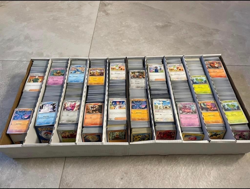 Mega Bulk Pokémon Kaarten - 10.000 stuks!, Ophalen of Verzenden, Gebruikt, Meerdere kaarten
