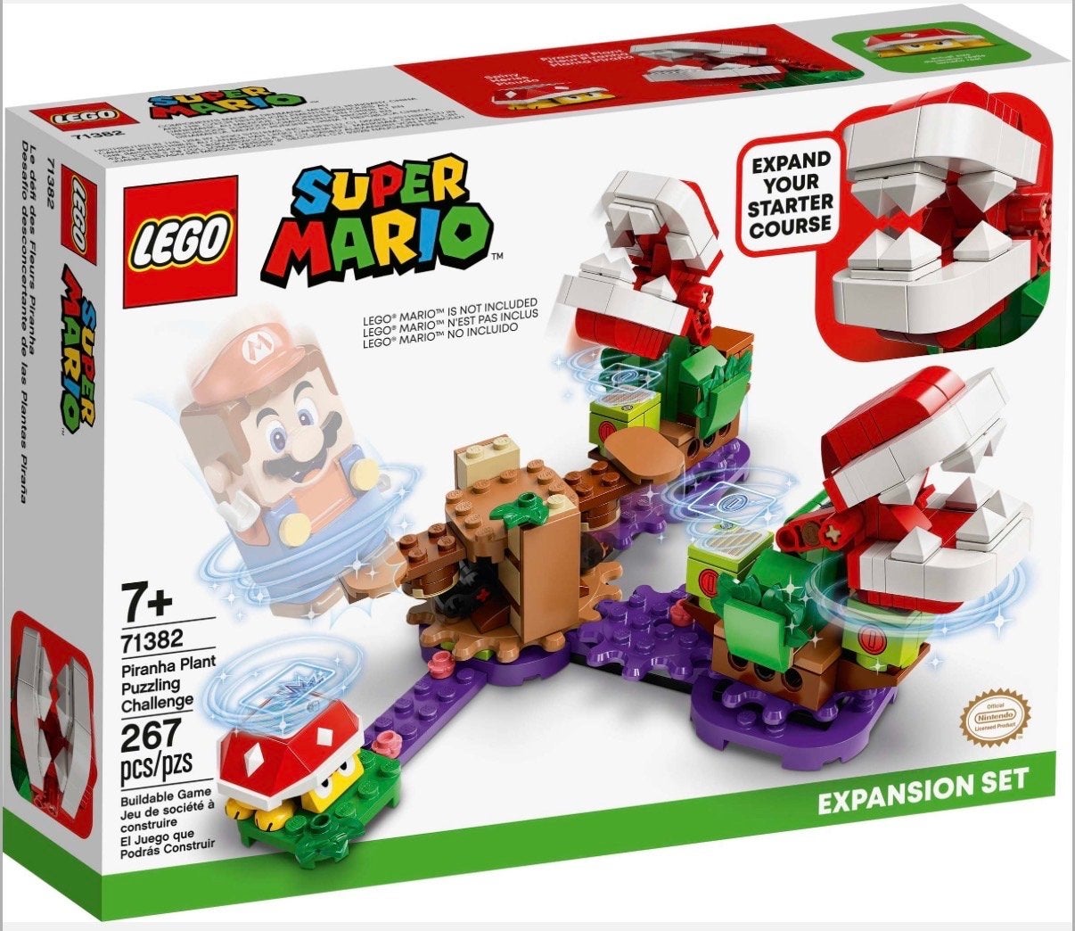LEGO Super Mario Piranha Plant Puzzel Uitbreidingsset, Kinderen en Baby's, Speelgoed | Duplo en Lego, Lego, Ophalen of Verzenden