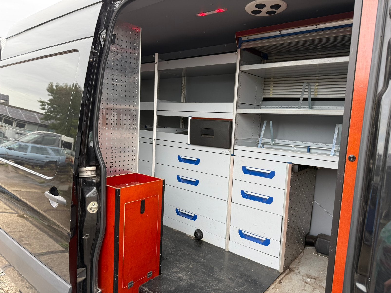 Sortimo bedrijfswagen inrichting kasten ladeblok, Ophalen, Gebruikt