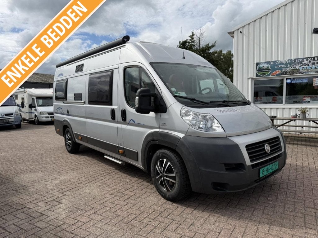 Pössl Roadcruiser Enkele bedden 2010 Trekhaak 3000k, Fiat, Pössl, Bedrijf, Handgeschakeld