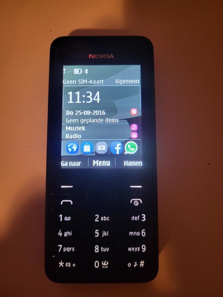 Nokia 301 in topstaat - Werkt perfect, incl. lader, Zwart, 3 tot 6 megapixel, Ophalen of Verzenden, Zo goed als nieuw