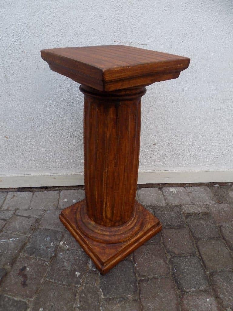 Zuil piedestal planten tafel tuin etagiere sokkel lamp vaas, Ophalen, Gebruikt