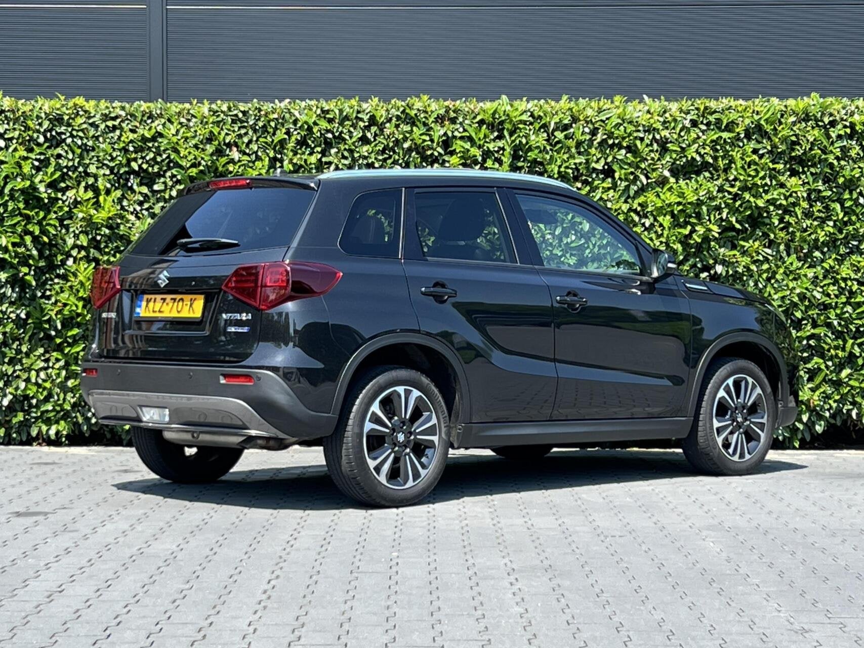 Suzuki Vitara 1.4 Boosterjet Style Smart Hybrid, FACELIFT, P, Gebruikt, Zwart, 129 pk, Leder en Stof