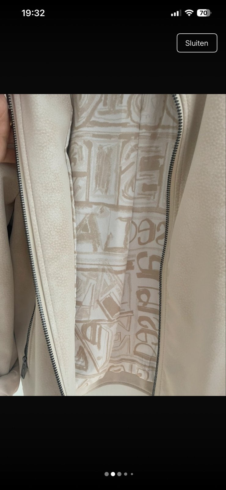 Nieuwe Desigual jas met kaartje - Mooi materiaal, Ophalen of Verzenden, Nieuw, Maat 42/44 (L), Beige