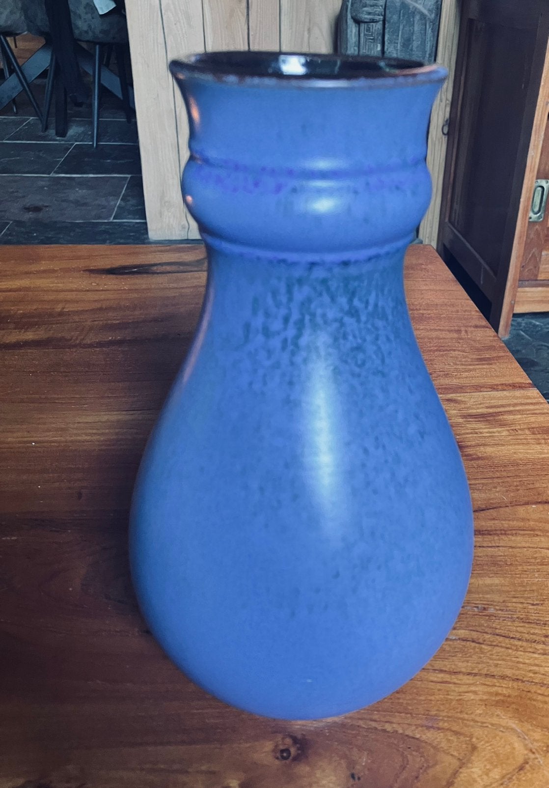 Vintage Vaas Carstens Tönnieshof -West Germany!, 28 cm, Gebruikt, Blauw, Ophalen of Verzenden