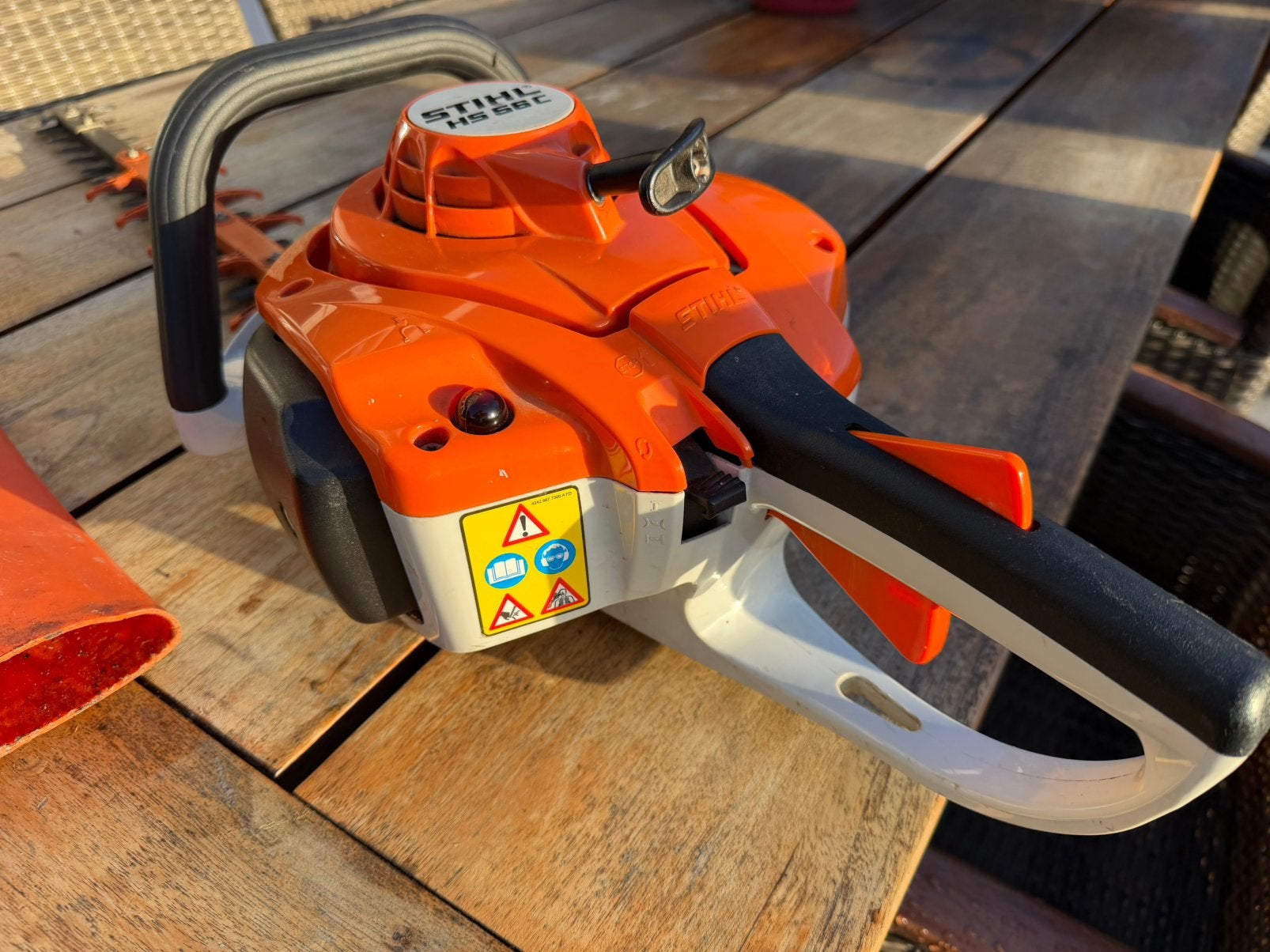 Stihl HS56C 60 cm, Ophalen, Zo goed als nieuw, Benzine
