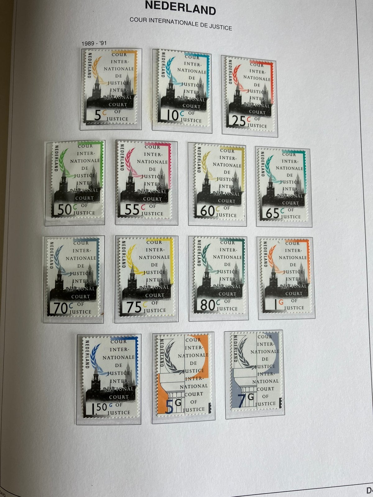 Nederland dienstzegels 1989 compleet, postfris, Postzegels en Munten, Ophalen of Verzenden