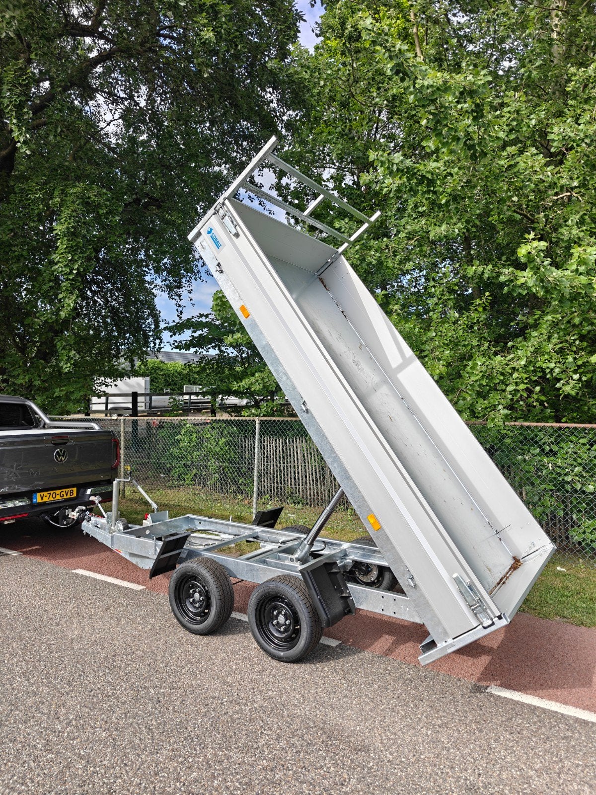 Demo Hapert kipper aanhanger 2700KG, Auto diversen, Ophalen of Verzenden, Zo goed als nieuw
