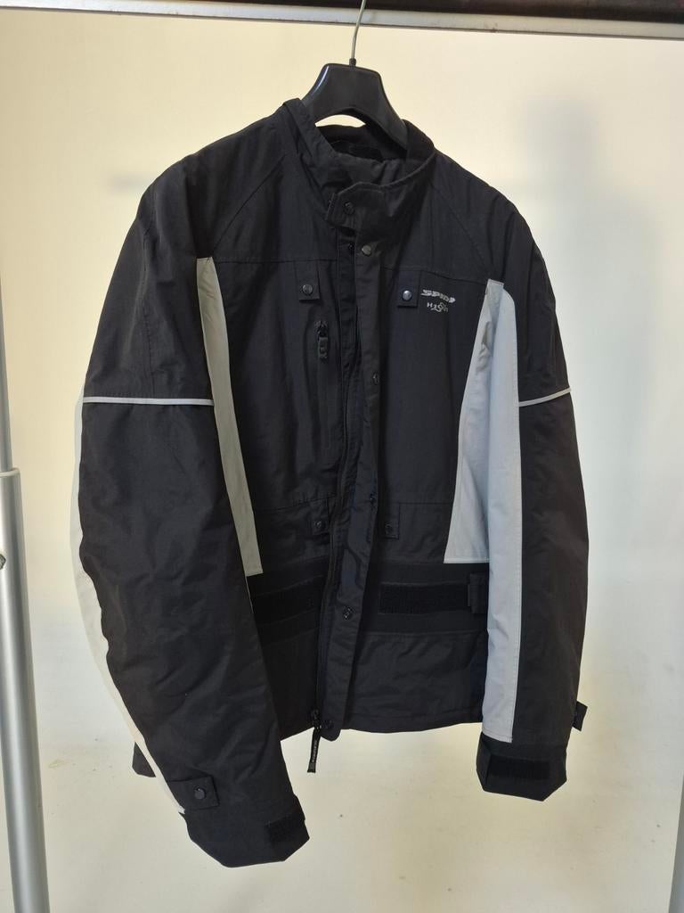 SPIDI H2OUT motorjas - zwart/grijs, Maat XXL, Ophalen, SPIDI, Jas | textiel, Heren