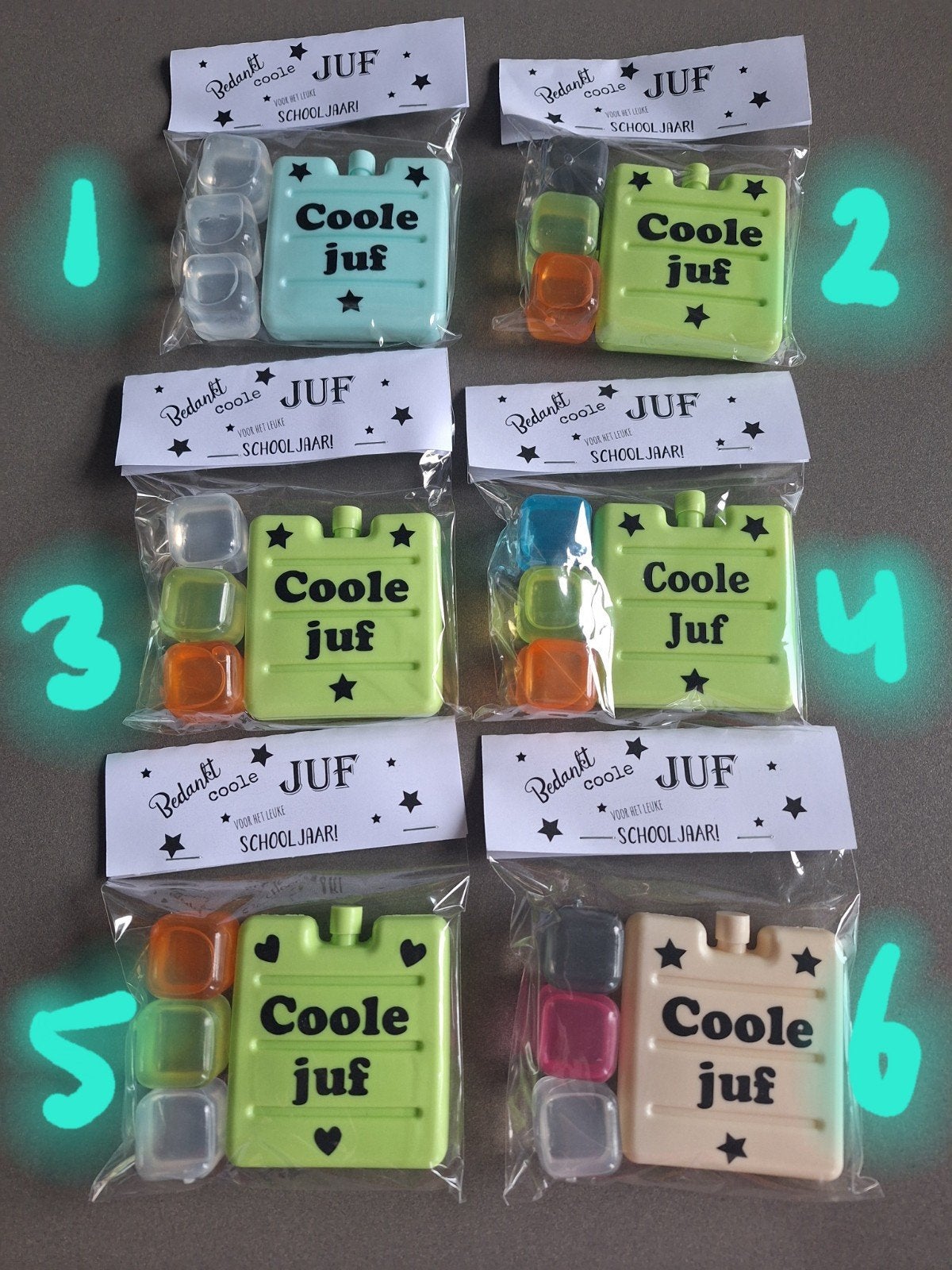 Bedankjes voor juffen en meesters - Coole juf/meester, Ophalen of Verzenden