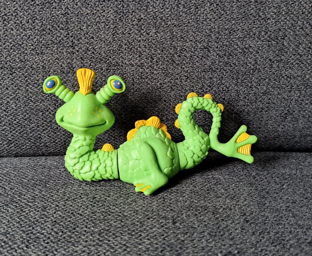 Happy Meal speeltje: Monstertjes 1992 - Groen draakj, Verzamelen, Ophalen of Verzenden
