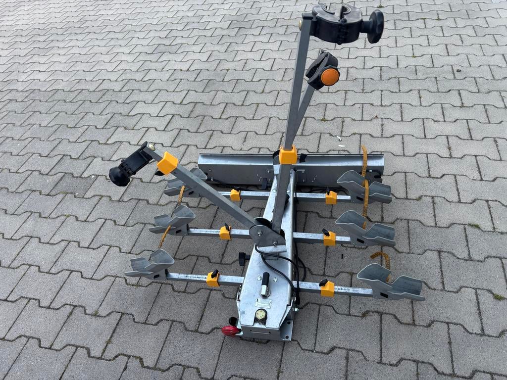 Spinder Falcon trekhaak fietsendrager voor 3 fietsen, Auto diversen, Ophalen, 3 fietsen of meer, Gebruikt, Trekhaakdrager
