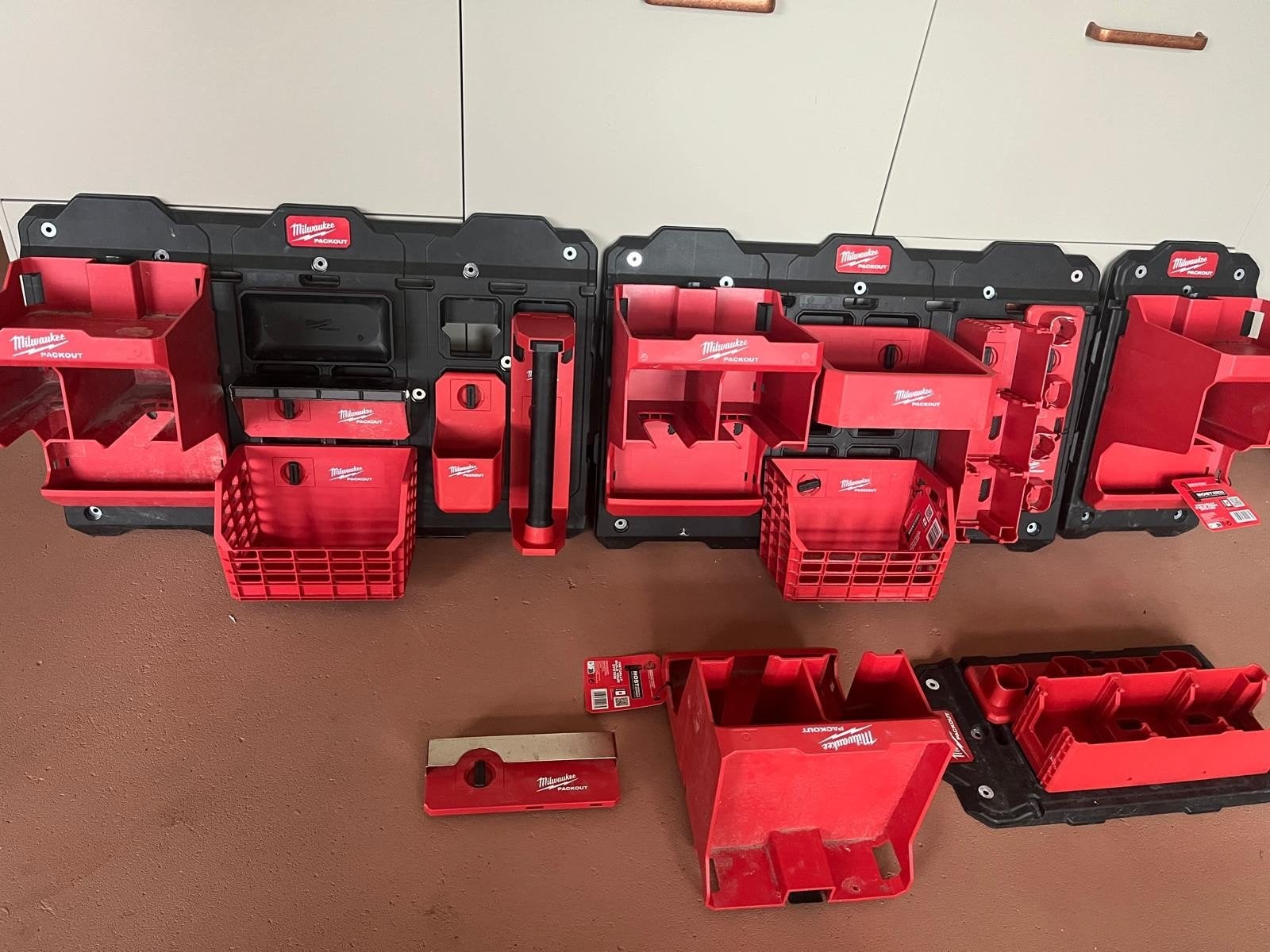 milwaukee pack out grote set, Ophalen, Zo goed als nieuw