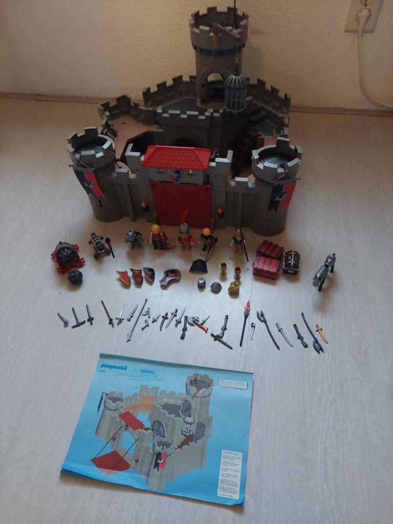 playmobil ridderkasteel 6001, Ophalen, Gebruikt, Complete set