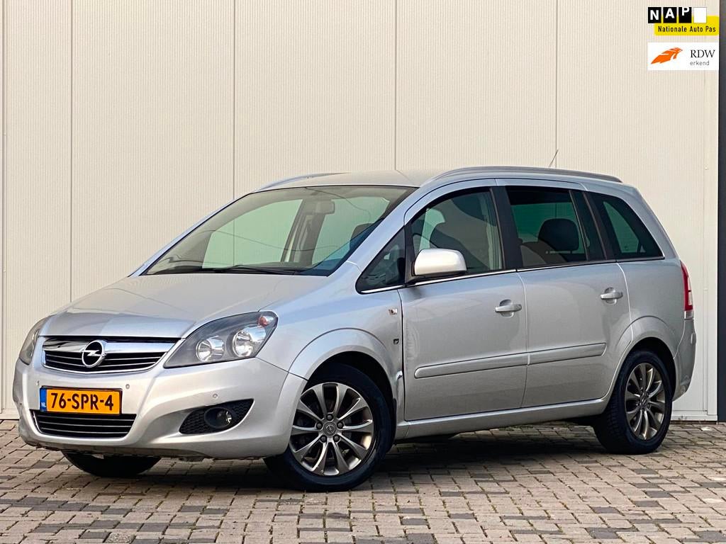 Opel Zafira 1.8 111 years Edition 7 PERSOONS AIRCO, Auto's, Opel, Bedrijf, Te koop, Zafira, ABS, Airbags, Airconditioning, Bluetooth
