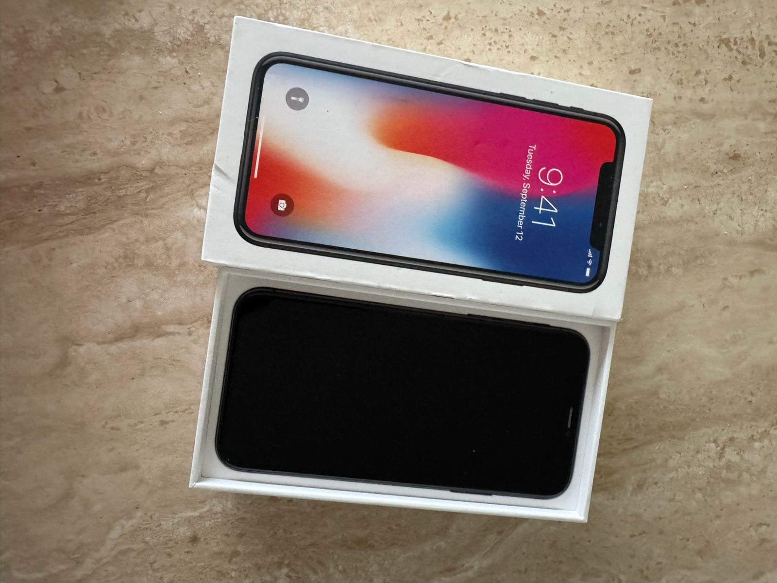 iPhone X (10) 64 GB - Zo goed als nieuw, krasvrij, Telecommunicatie, Mobiele telefoons | Apple iPhone, Ophalen, Zwart, IPhone X