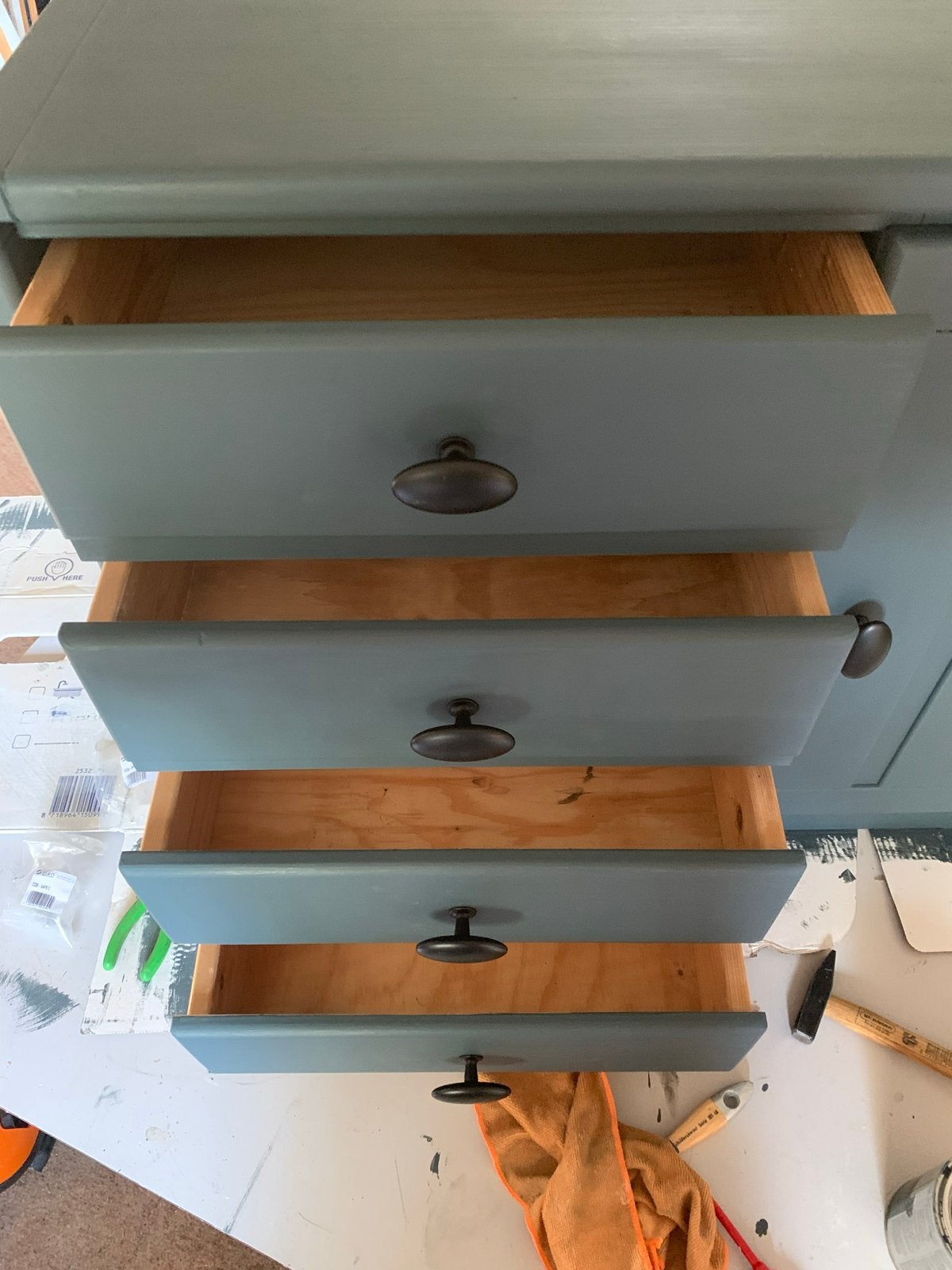 Refurbished Room #1, mat turquoise, Huis en Inrichting, 100 tot 150 cm, Nieuw, Ophalen of Verzenden, 3 of 4 laden