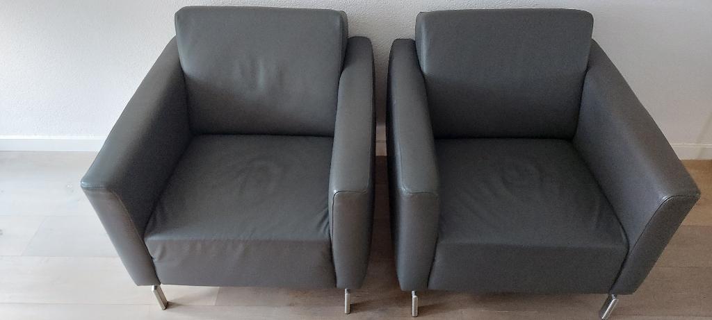 Topform leren fauteuil, Huis en Inrichting, Ophalen, Design, Zo goed als nieuw, 75 tot 100 cm