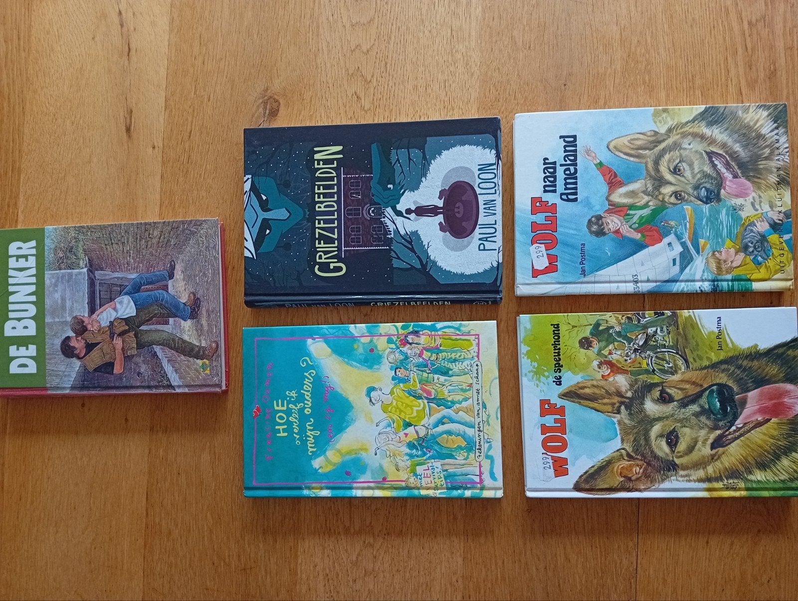 Diverse kinderboeken: griezel, avontuur en meer, Ophalen of Verzenden, Gelezen, Paul van Loon, Jan Postma, Fictie algemeen