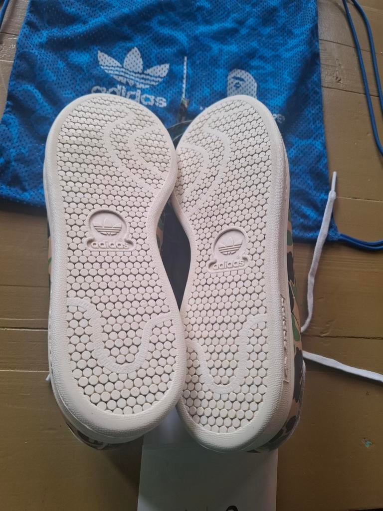 Adidas x BAPE Stan Smith Camo Sneakers ABC maat 44, Adidas x BAPE, Overige kleuren, Ophalen of Verzenden, Sneakers of Gympen