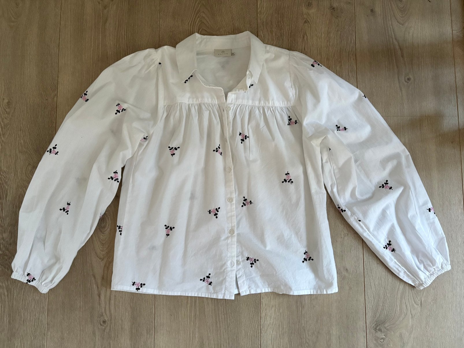 Kaffe witte blouse, Ophalen of Verzenden, Zo goed als nieuw, Maat 36 (S), Wit