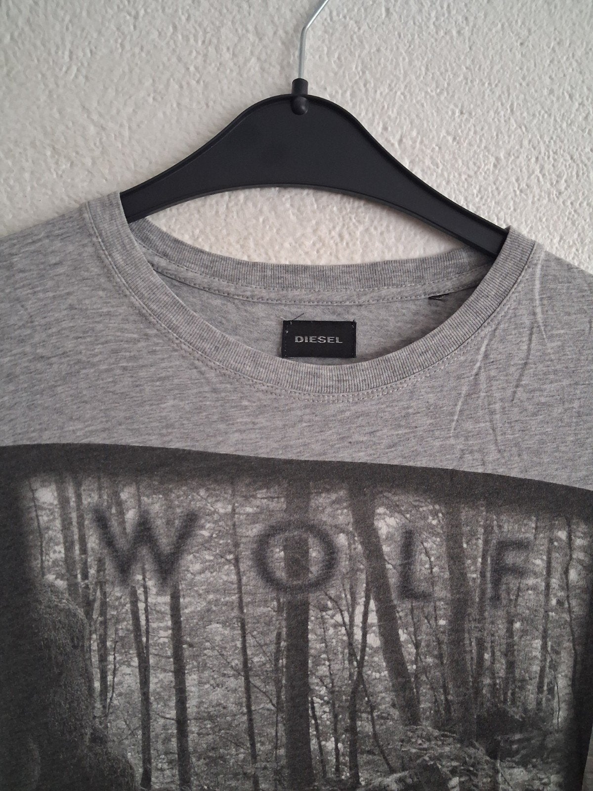 Diesel T-shirt met Wolf print - Maat M, Diesel, Maat 48/50 (M), Ophalen of Verzenden, Zo goed als nieuw