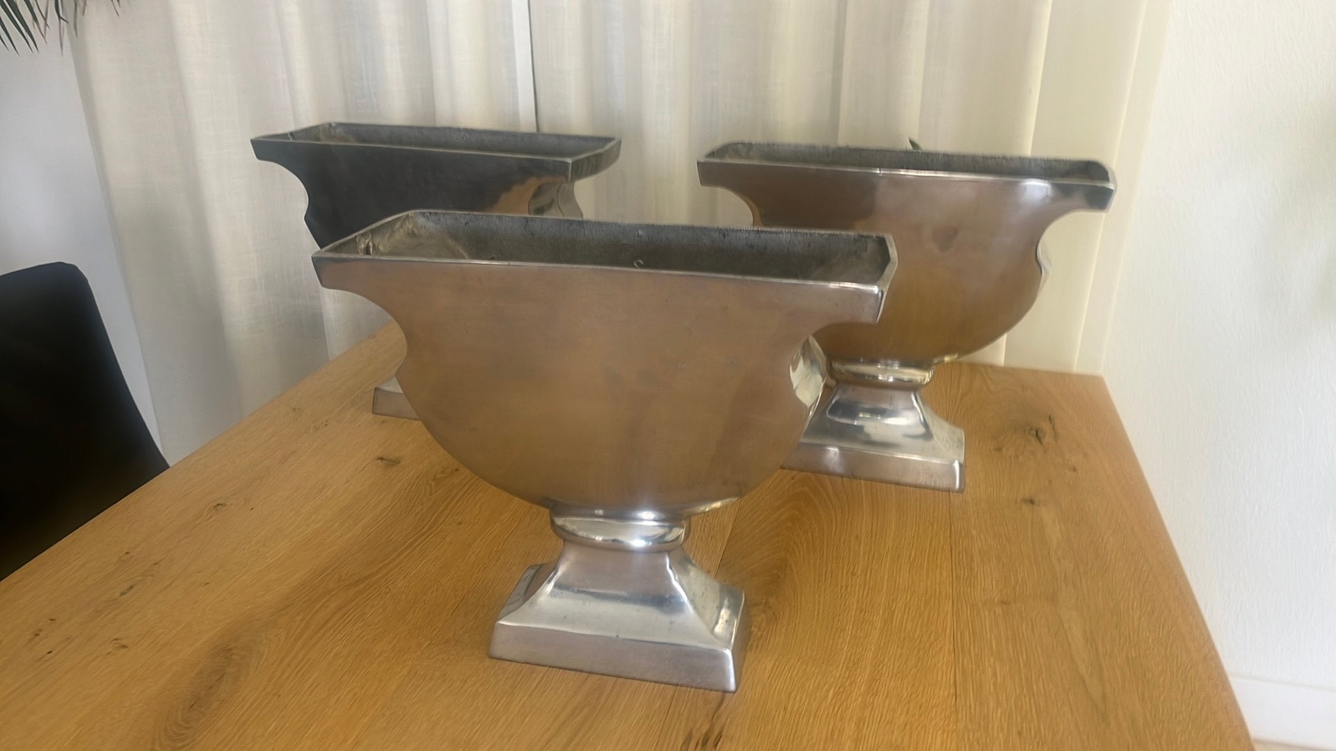 Decoractie vazen- planten bak 3 stuks, Ophalen, Gebruikt, Rond, Overige materialen