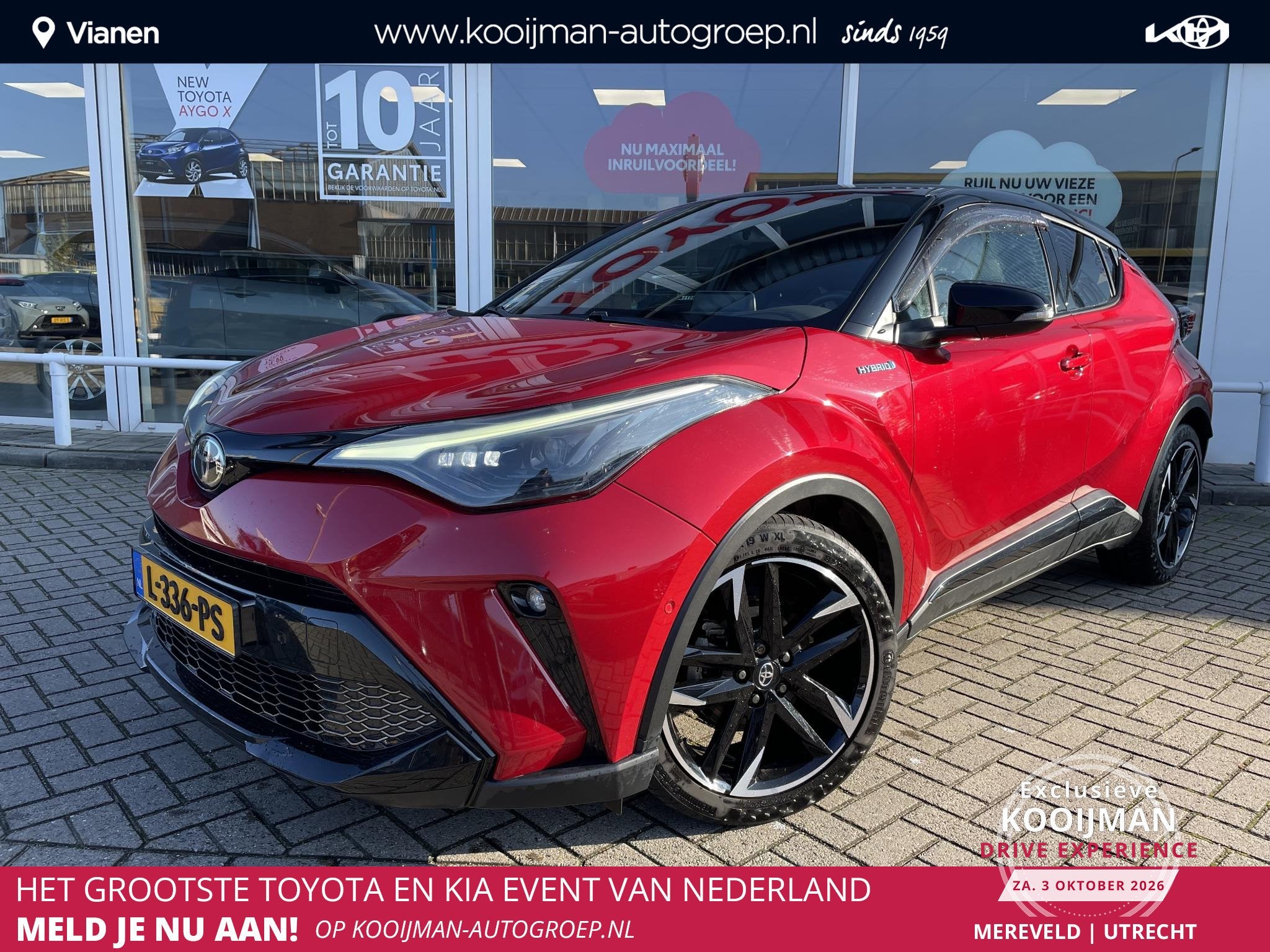 Toyota C-HR 1.8 Hybrid GR-Sport 1e eigenaar, Nieuwstaat, Tre