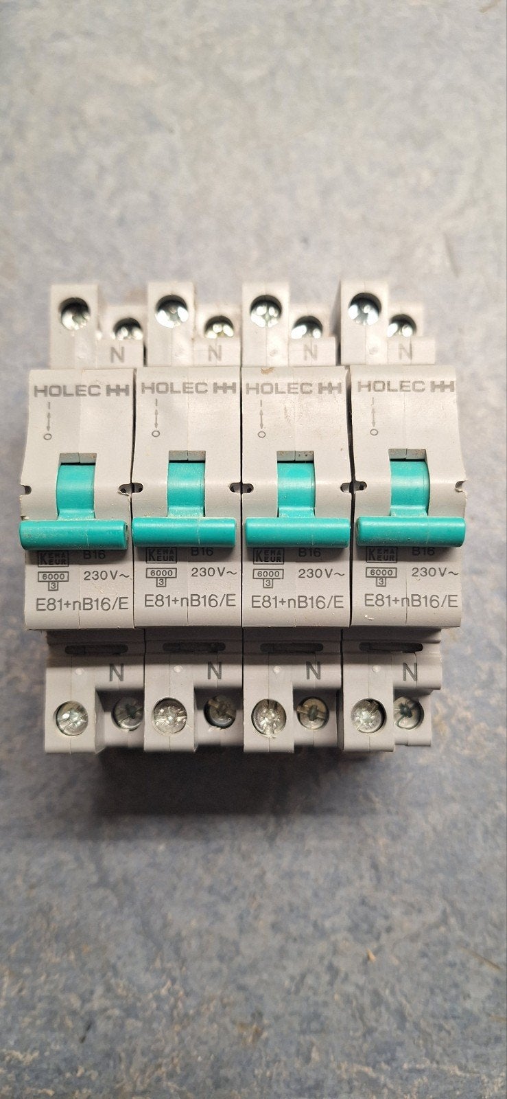 Holec B16, Installatieautomaat voor Groepenkast, zekering, Ophalen of Verzenden, Gebruikt