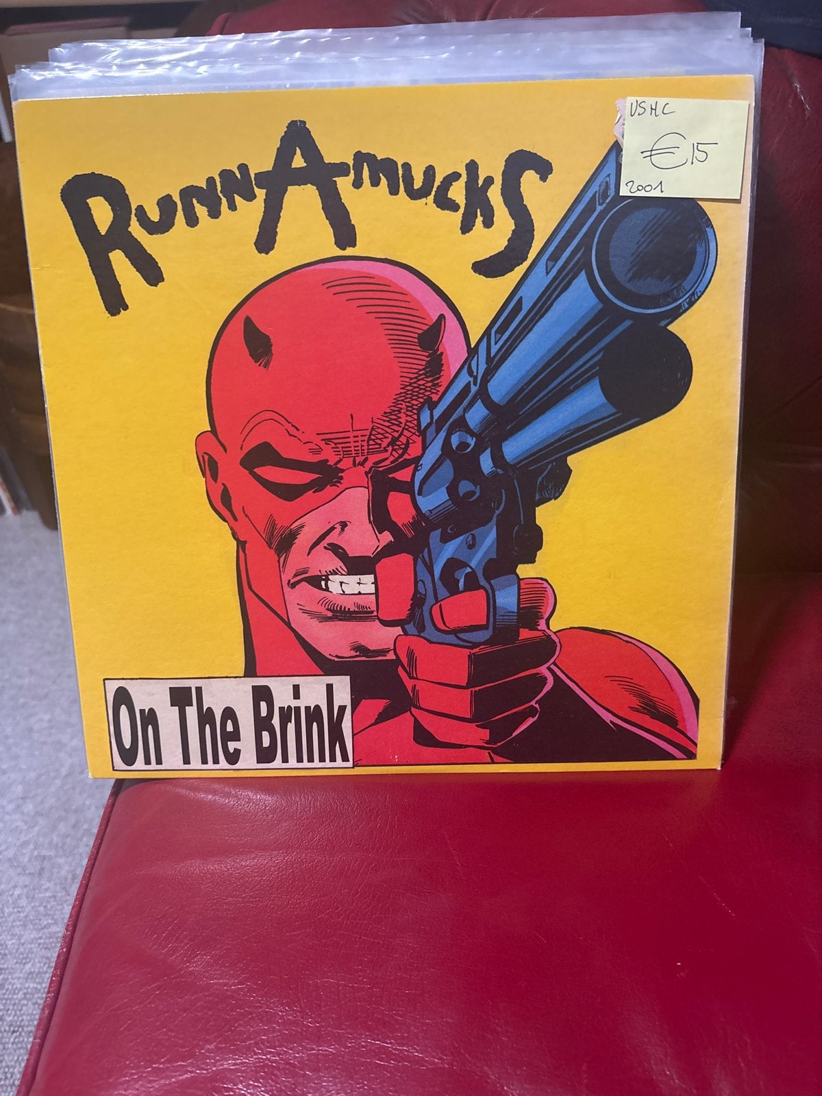 Runn-A-Mucks - On The Brink (2001) Punk Rock LP, LP, Gebruikt, Verzenden, Punk Rock