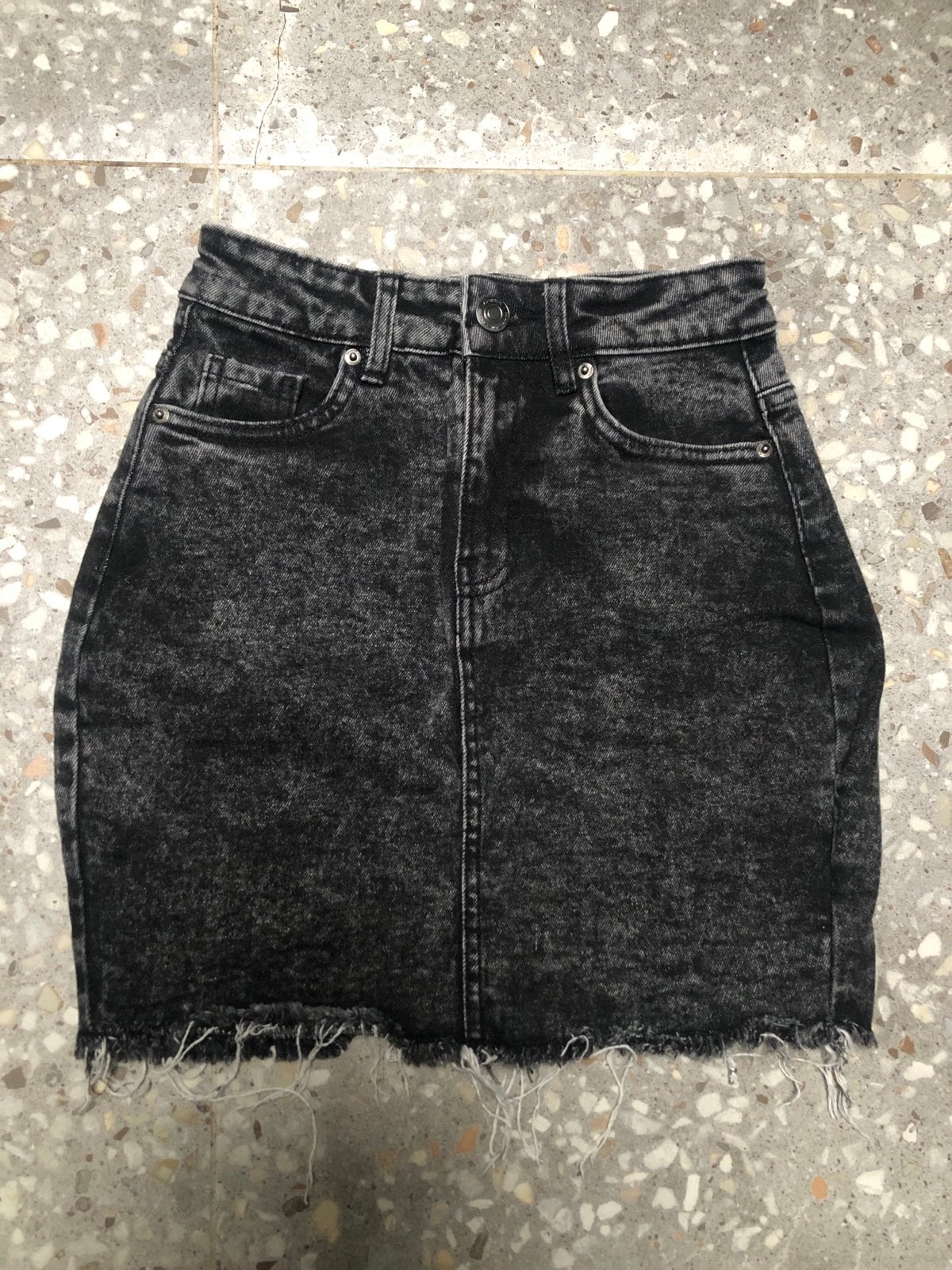 FB Sister Zwarte Spijkerrok Maat XXS, Zwart, Nieuw, Ophalen of Verzenden, Maat 34 (XS) of kleiner