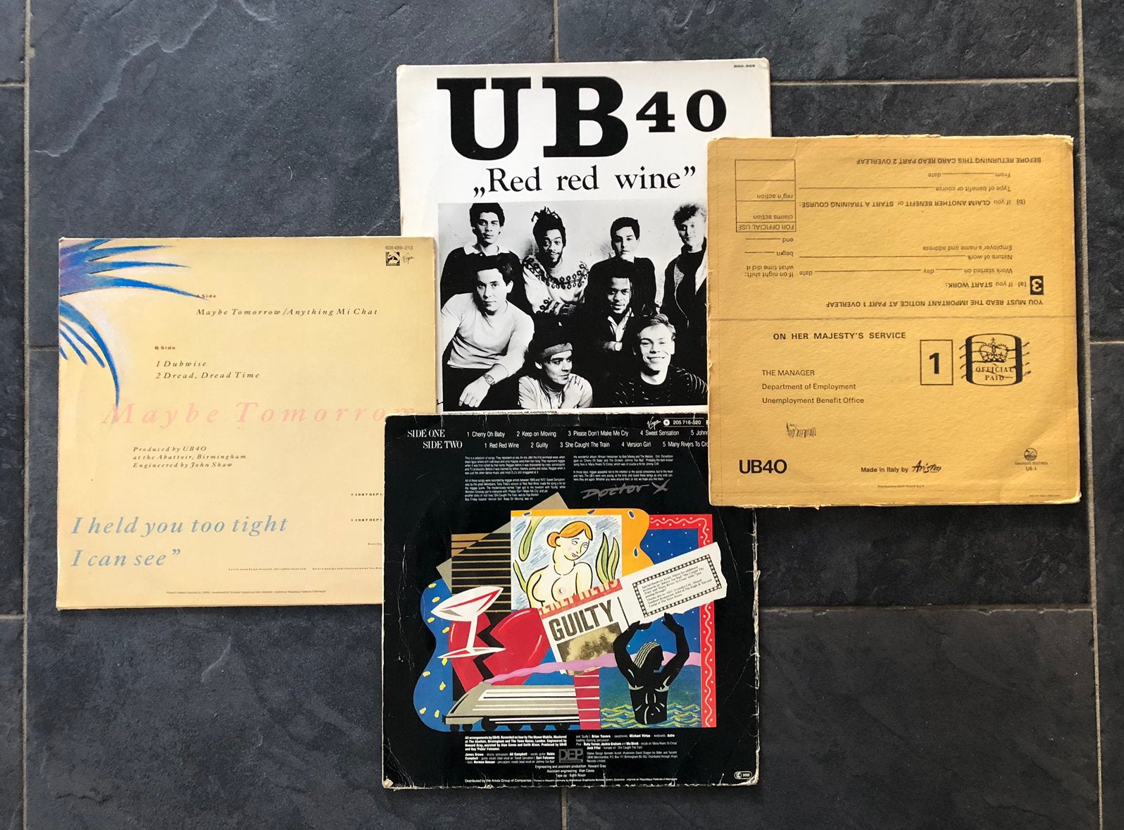 4 lp’s UB40, Ophalen, Zo goed als nieuw, Overige formaten
