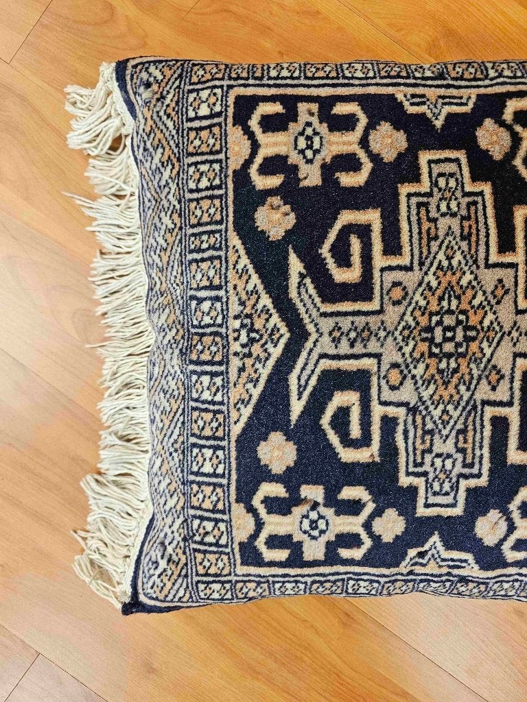 Oosters tapijtkussen 40/40 cm, Gebruikt, Blauw, Etten-Leur, Vierkant