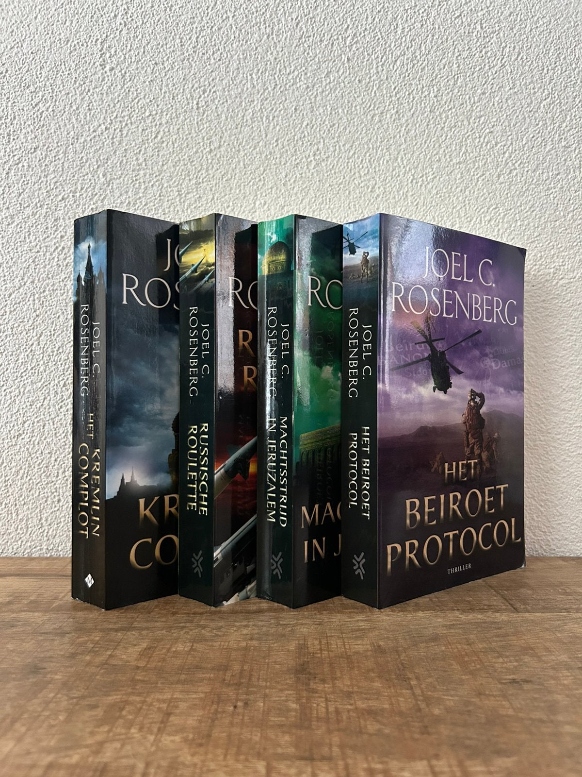 Joel C. Rosenberg - vier thrillers serie Marcus Ryker, Boeken, Thrillers, Ophalen of Verzenden, Zo goed als nieuw