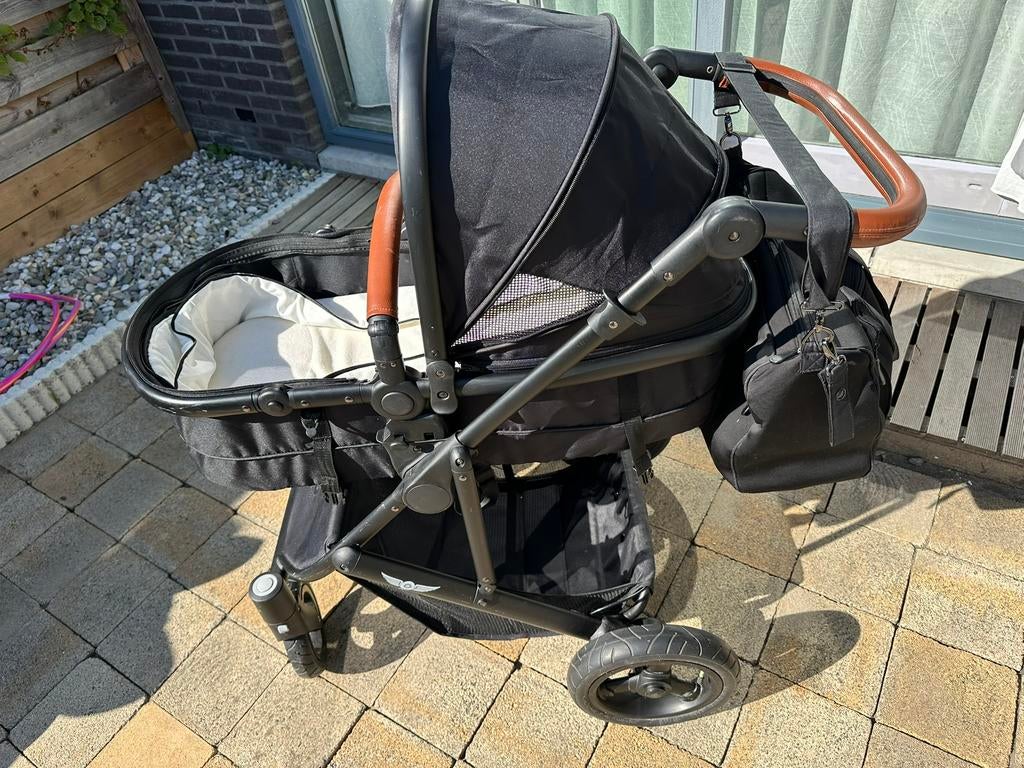 Slee World 3 in 1 kinderwagen incl tas, Ophalen, Gebruikt, Overige merken, Verstelbare rugleuning