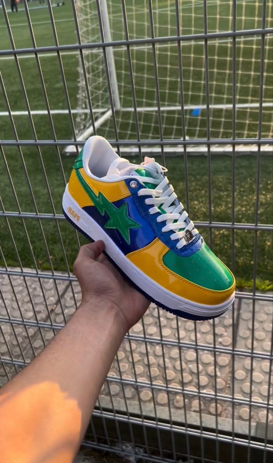 Bape sneakers - Braziliaanse kleuren, Ophalen of Verzenden, Nieuw, Overige kleuren, Sneakers of Gympen