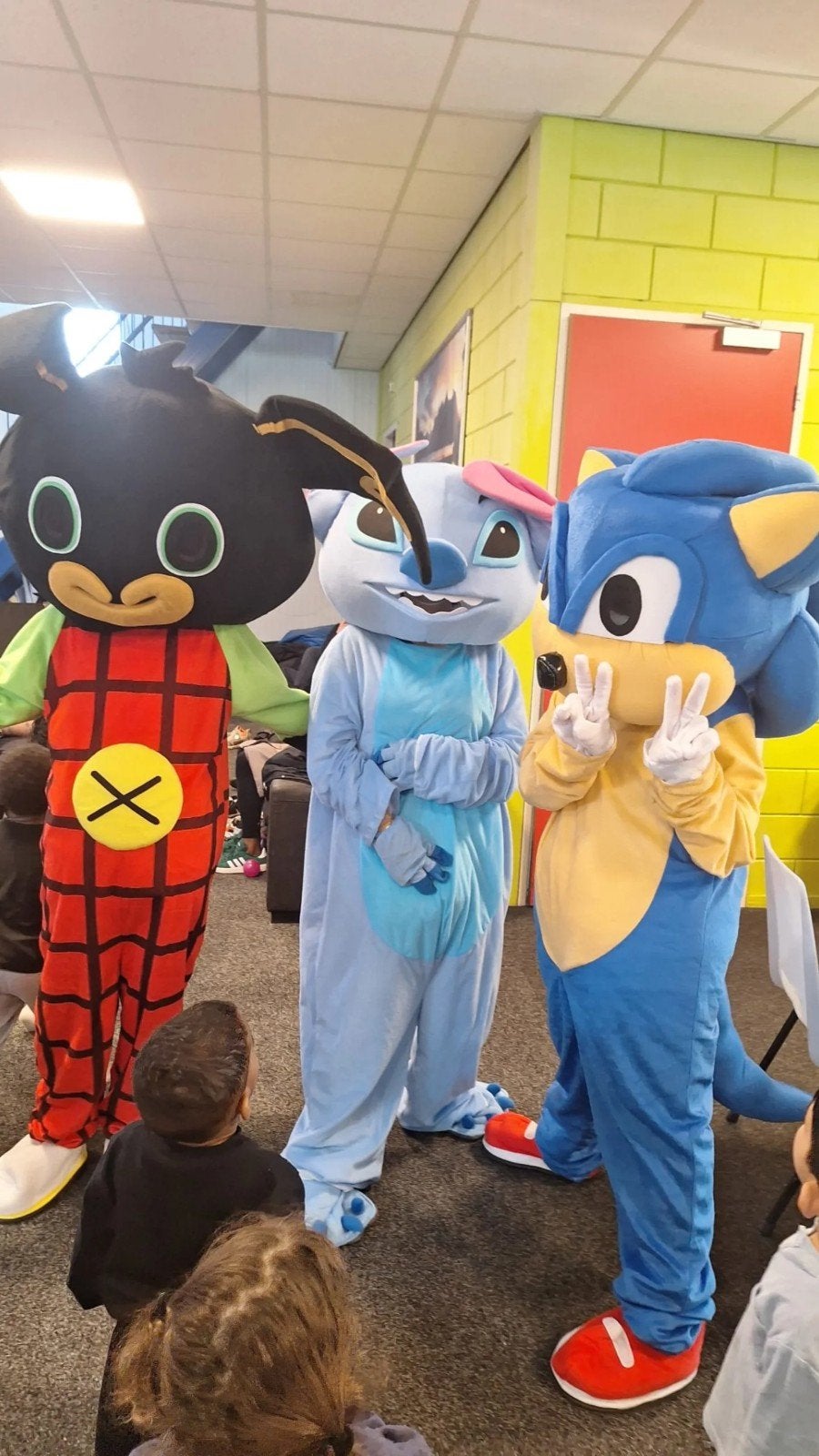 Mascottes te huur, Ophalen